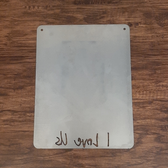 Steel Magnetic "I Love Us" Board - Picture 2 of 3